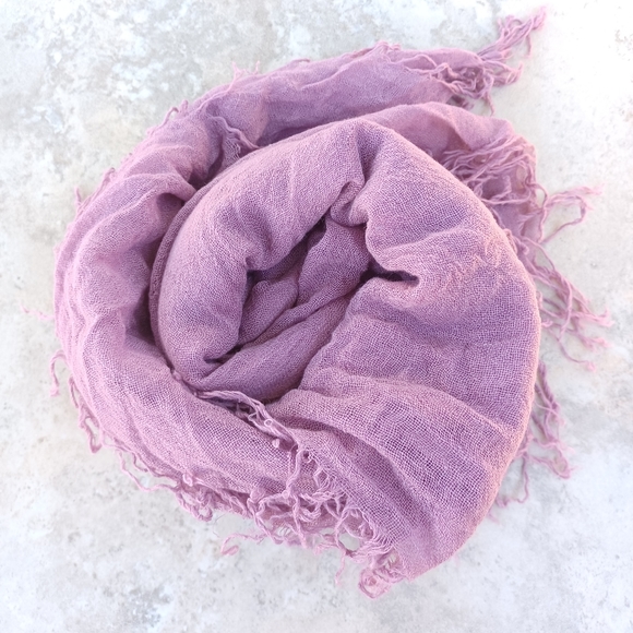 Chan Luu Violet Cashmere & Silk Scarf - Picture 1 of 7